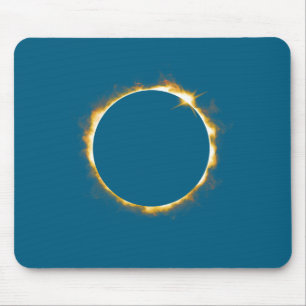 Zonsverduistering 21 augustus 2017 Illustratie Muismat