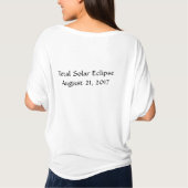 zonsverduistering 21 augustus 2017 t-shirt (Achterkant)