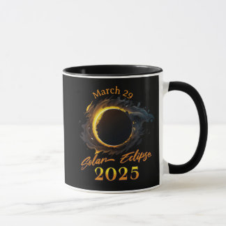 Zonsverduistering 29 maart 2025 Herdenking Mok