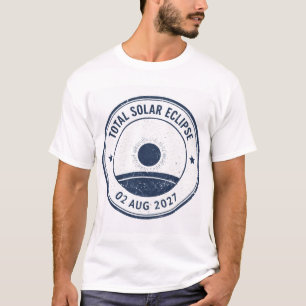 Zonsverduistering 2 augustus 2027 t-shirt