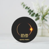 Zonsverduistering 8 april 2024 kaart (Staand voorkant)