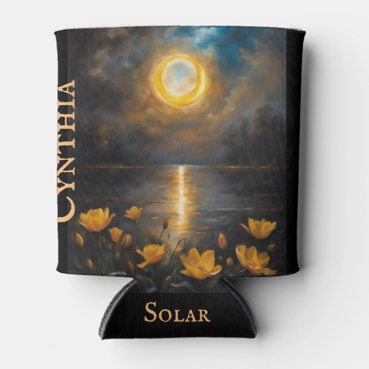 Zonsverduistering bij de Drink van het meer Blikjeskoeler (Voorkant)