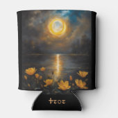 Zonsverduistering bij de Drink van het meer Blikjeskoeler (Achterkant)