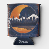 Zonsverduistering in de stad Voeg naam toe Blikjeskoeler (Voorkant)