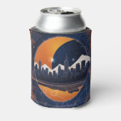 Zonsverduistering in de stad Voeg naam toe Blikjeskoeler (Blikje Achterkant)