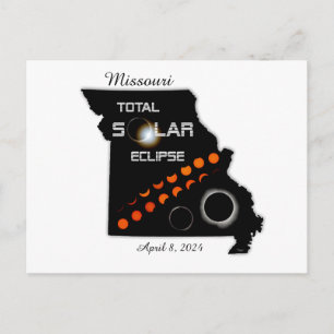 Zonsverduistering in Missouri Briefkaart