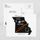 Zonsverduistering in Missouri Briefkaart (Voorkant / Achterkant)
