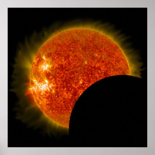 Zonsverduistering in uitvoering poster (Voorkant)