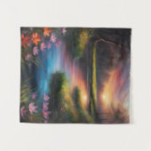 Zonsverduistering Lente Wildbloemen Stroom Zon Sky Wandkleed (Voorkant (horizontaal))