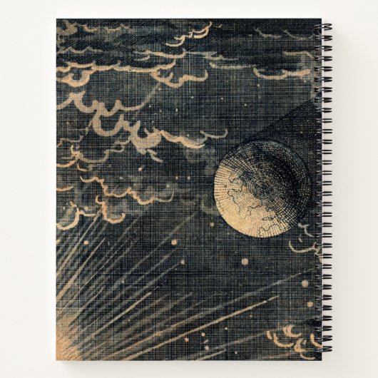  zonsverduistering maannacht notitieboek (Achterkant)