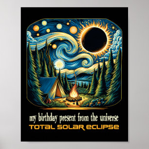 Zonsverduistering Mijn Cadeau uit het universum Poster