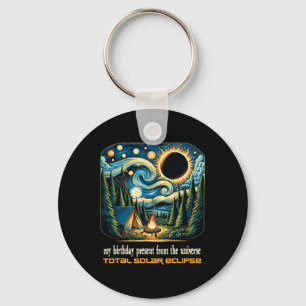Zonsverduistering Mijn Cadeau uit het universum Sleutelhanger