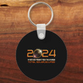 Zonsverduistering Mijn Cadeau uit het universum Sleutelhanger (Voorkant)