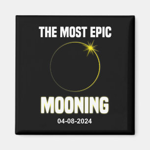 Zonsverduistering Mooning Grappig 04.08.2024 Verdu Magneet