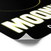 Zonsverduistering Mooning Grappig 04.08.2024 Verdu Poster (Hoek)