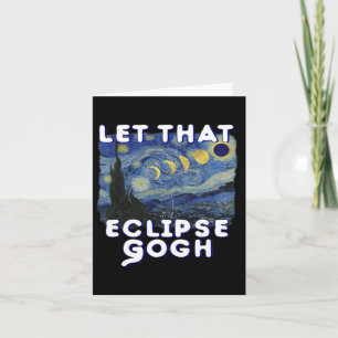 Zonsverduistering Shirt Herdenkingsgrap Van Gogh Kaart