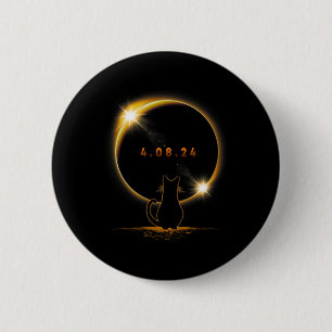 Zonsverduistering T Kat Dragen Zonne-verduistering Ronde Button 5,7 Cm