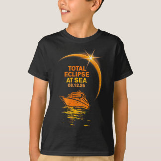 Zonsverduistering Totaal Augustus 12 2026 Mannen V T-shirt