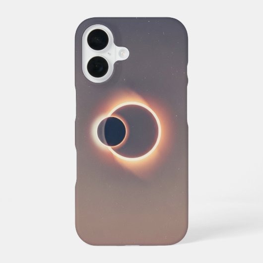 Zonsverduistering uit het verleden iPhone 16 hoesje (Achterkant)