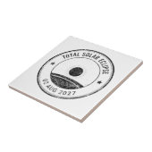 Zonsverduistering van 2 augustus 2027 tegeltje (Zijkant)
