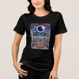 Zonsverduistering Van De Eeuw 2 Aug,2027 Cadiz Gro Tri-Blend Shirt