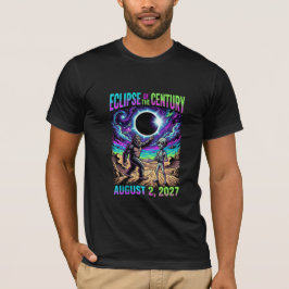 Zonsverduistering Van De Eeuw 2 Augustus 2027 T-Sh T-shirt