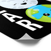 Zonsverduistering voor volwassen peuters en Kinder Poster (Hoek)