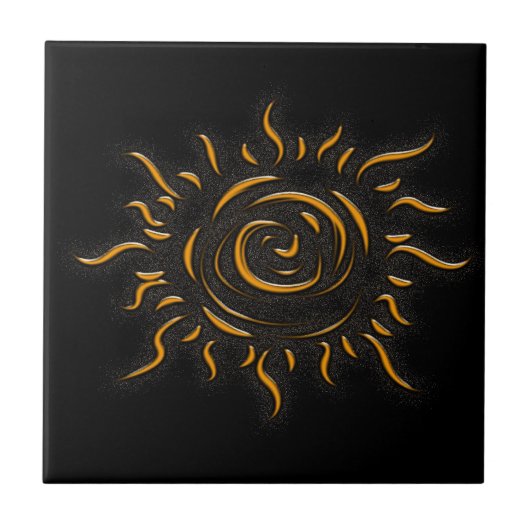 Zontegels Tegeltje (Voorkant)