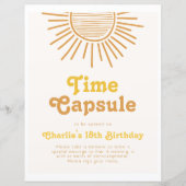 Zontijd Capsule teken (Voorkant)