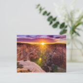 Zonuitbarsting bij Canyon de Chelly, AZ Briefkaart (Staand voorkant)