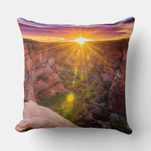 Zonuitbarsting bij Canyon de Chelly, AZ Kussen