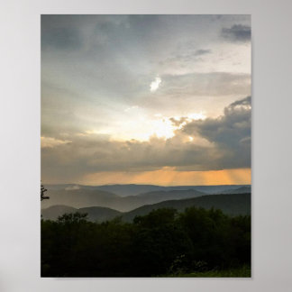 Zonuitbarsting bij het Overlook Poster