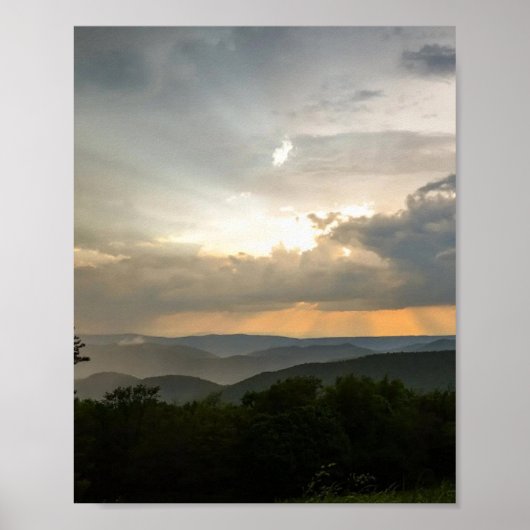 Zonuitbarsting bij het Overlook Poster (Voorkant)