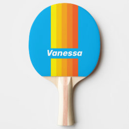 Zonuitbarsting Zee Pin Strepen met Naam Tafeltennisbatje
