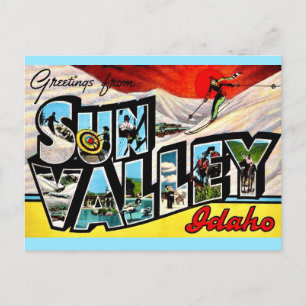 Zonvallei Idaho Groet Briefkaart