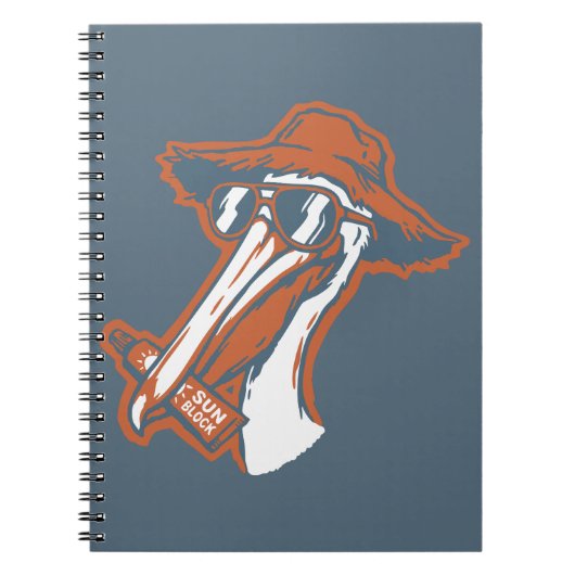 Zonveilige Pelikaan Notitieboek (Voorkant)