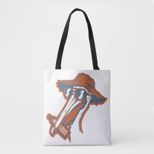 Zonveilige Pelikaan Tote Bag (Voorkant)