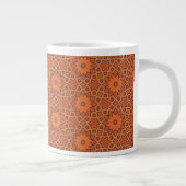 Zonverbrande Sterrenmedaillon Grote Koffiekop (Rechts)