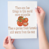 Zonverwarmde Tomaten Flyer (Hand)
