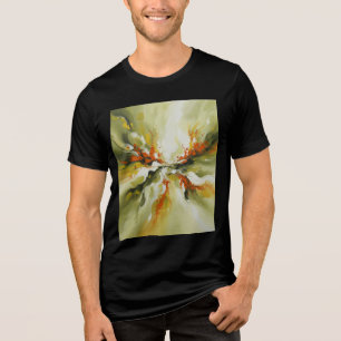 Zonvuur in Draaiende Stilte Tri-Blend Shirt