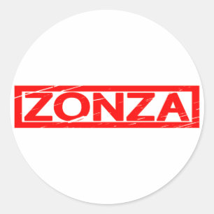 Zonza Stamp Ronde Sticker