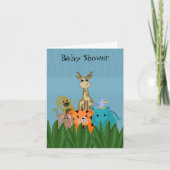 Zoo Animal Baby shower (Voorkant)