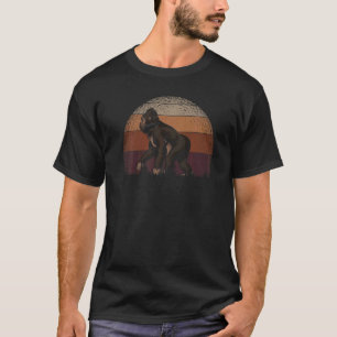 Zoo Animal Gorilla Ape Monkey Retro Gorilla T-shirt
