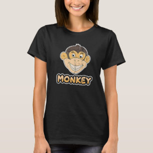 Zoo Animal Monkey Chimpanzee Cute Monkey T-shirt