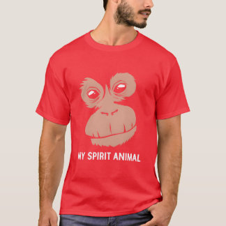 Zoo Animal My Spirit Animal Orangutan retro T-shirt