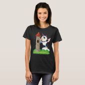 Zoo Animal Rainbow Pandacorn Magical Fairytale Uni T-shirt (Voorkant volledig)