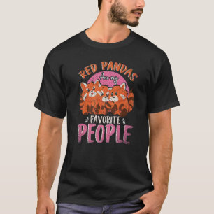 Zoo Animal Red Pandas zijn mijn favoriete mensen r T-shirt
