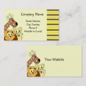 Zoo Animal Visitekaartje (Voorkant / Achterkant)