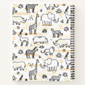 Zoo Animal Wildlife Notitieboek (Achterkant)