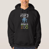 Zoo Animal Zookeeper Hoodie (Voorkant)